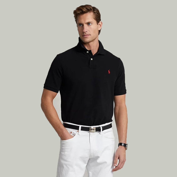 RL Polo Small Embroided Logo  Black  Polo 12989