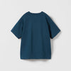 ZR Future Begins Teal Blue Terry T-Shirt 12894