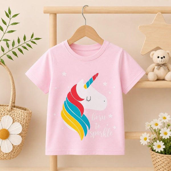 B.X Unicorn Sparkle Pink Top 7355