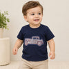 SC Reflecting Car Applic Navy Blue Tshirt 4630