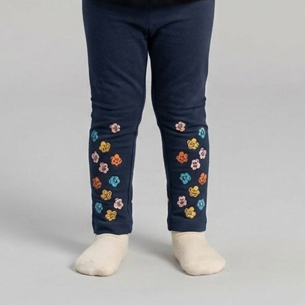 5.10.15 Bottom Multi Flowers Print Dark Blue Legging 14946