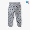 L&S Game Over All Over Print Grey Terry Trouser 12719