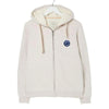 FF Warm complete inside sherpa cream Beige zipper hoodie 10591
