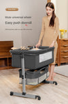 Baby Bedside Crib With Easy Folding and Height Adjustment 11275