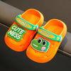 CN Dino Cuteness Orange With Green Clogs 11629