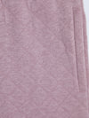 5.10.15 Quilted Warm Dull Tea Pink Sweatshirt & Trouser 2 piece set 13263