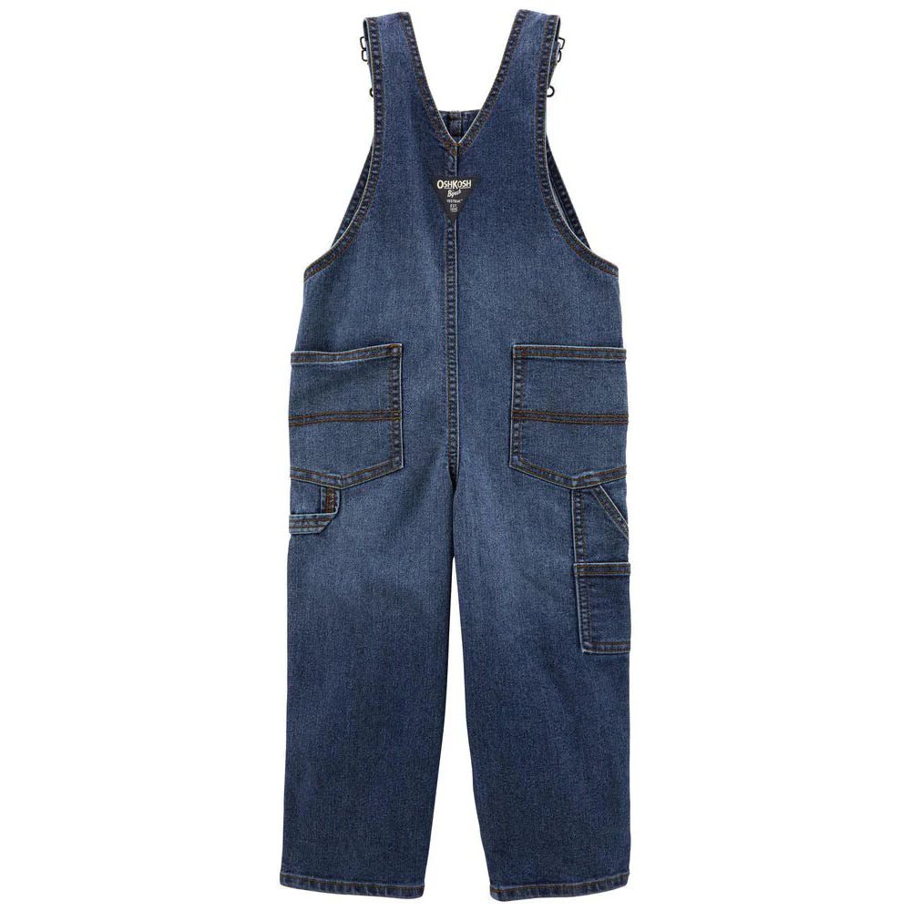 OSK Coin Pocket & Buckle Style Blue Denim Dungaree 11584