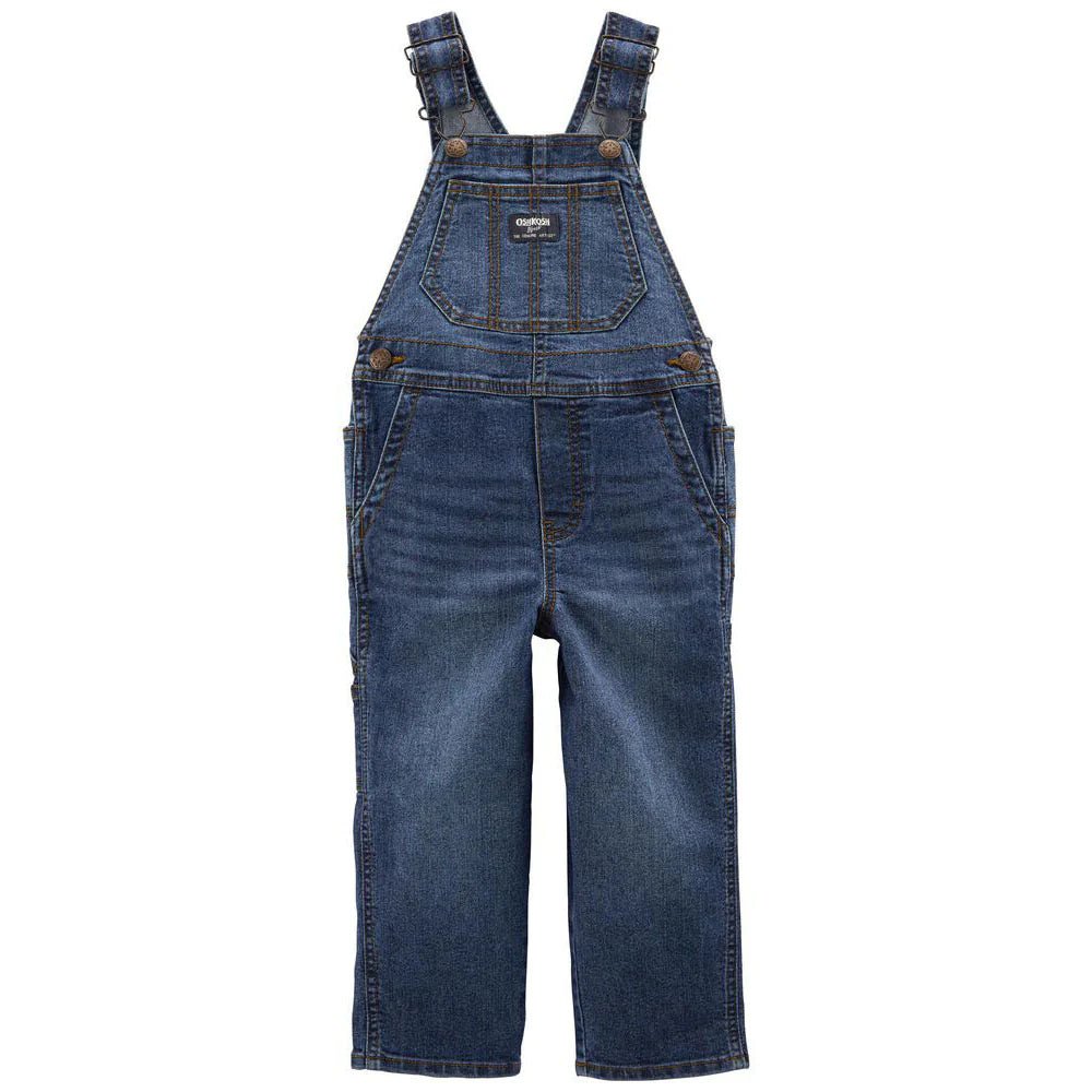 OSK Coin Pocket & Buckle Style Blue Denim Dungaree 11584