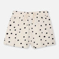 NXT Black Polka Dots Off White Girls Soft Shorts 11169