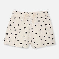 NXT Black Polka Dots Off White Girls Soft Shorts 11169