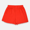 NXT Lace Bottom Red Girls Soft Shorts 11178