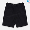 GRG Jet Black Cotton Shorts 11183