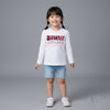 So Cute Sequin Bunny White Full Sleeves T Shirt 10373