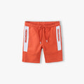 L&S Print Pockets style  Orange Terry Shorts 14764