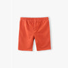 L&S Futu Aqua Print Pockets Orange Terry Shorts 11295