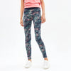 L&S All Over Splashes Belt Style Dark Blue Legging 14872
