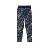 L&S All Over Splashes Belt Style Dark Blue Legging 14872