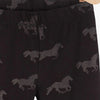 L&S All Over Horses Print Black Legging 11363