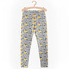 L&S Lemon & Lips Print Grey Legging 11372