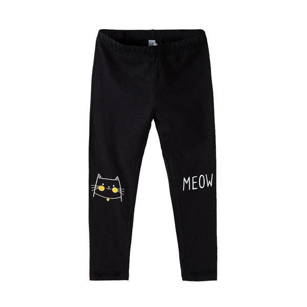 5.10.15 Meow Print Black Legging 14892