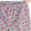 5.10.15 All Over Cherry Print Light Grey Legging 11415