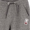 L&S Game Mode Badge Textured Grey Terry Trouser 11452