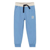 5.10.15 321 Go Contrast Beige Belt Cadet Blue Fleece Trouser 12779