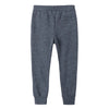 L&S Stand Out Print Textured Grey Fleece Trouser 11442