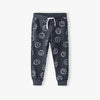 5.10.15 Emoji Print Dark Grey Terry Trouser 11462