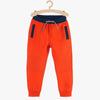 5.10.15 Biker Style Orange Fleece Trouser 11466