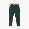 5.10.15 Neon Green Zip Pockets Dark Green Ottoman Trouser 11506