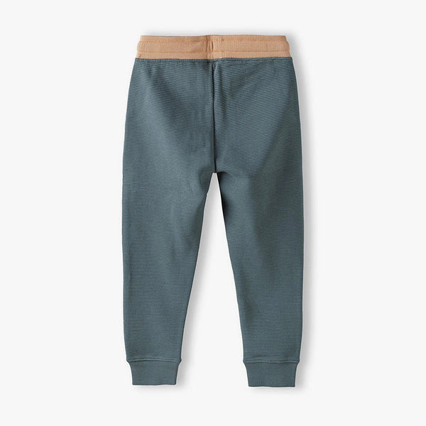 5.10.15 Contrast Belt Sea Weed Green Ottoman Trouser 11507
