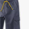 5.10.15 Yellow Cord Cargo Pockets Dark Grey Terry Trouser 11517