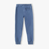 L Side White Panel Cadet Blue Terry Trouser 11518