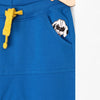 5.10.15 Kangaro Style Dog Print Pockets Royal Blue Terry trouser 11545