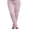 KPL Feel Embraced Bottom Style Zip Pocket Textured Pink Terry Trouser 11549