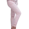 KPL Feel Embraced Bottom Style Zip Pocket Textured Pink Terry Trouser 11549
