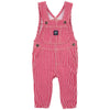 OSHKSH Buckle Style Red & White Lines Denim Dungaree 11588
