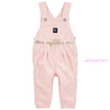 OSHKSH Fresh Pink & White Lines Without Belt Terry Dungaree 11589