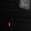 LVS Black Card Jet Black With Cooper Buttons Denim 11611