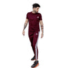 ADDS 3 Stripes Dry Fit Maroon 2 Piece Tracksuit 11613