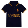 RL Royal Look London Embroided Navy Blue Polo 11617