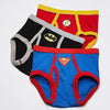 Super Heros Plain Colors Mix Designs Pack Of 5 Underwears 11658