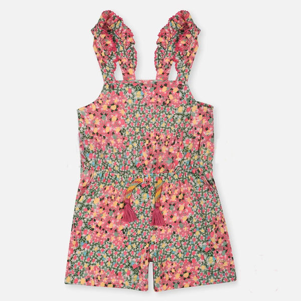 H&M Pine Apple Filled Print Green & Pink JumpSuit 11698