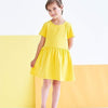 CC Mango Yellow Plain Frock 11717