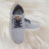 RT Grey Sneakers With Contrast Laces Shoes 11766