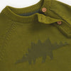HM Self Dino Design Green Sweater 11945