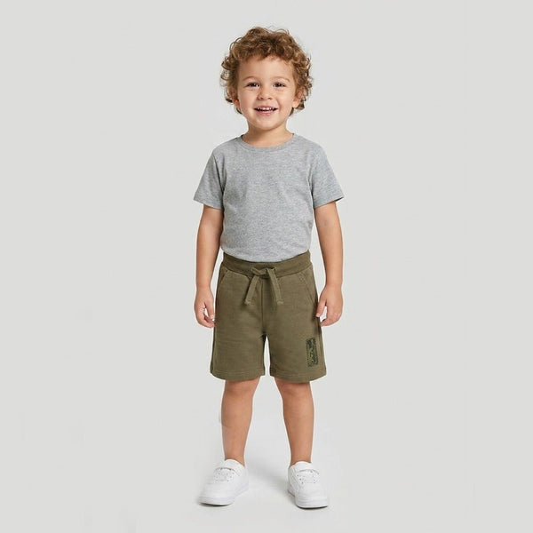 5.10.15 Crocodile Sided Batch Army Green Shorts 14747