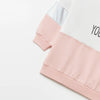 SFR Believe In Yourself Pink With White Terry Hoodie 12034