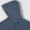 ZR Kangroo Pocket Cadit Blue Fleece Zipper Hoodie 12045